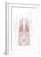 Barcelona-Cristian Mielu-Framed Art Print