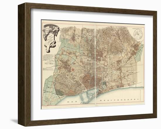 Barcelona-null-Framed Giclee Print