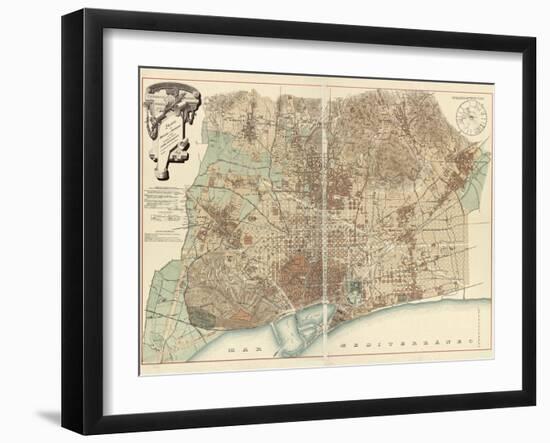 Barcelona-null-Framed Giclee Print