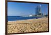 Barceloneta Beach Scenic-George Oze-Framed Photographic Print