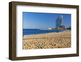 Barceloneta Beach Scenic-George Oze-Framed Photographic Print