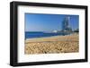 Barceloneta Beach Scenic-George Oze-Framed Photographic Print