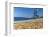 Barceloneta Beach Scenic-George Oze-Framed Photographic Print