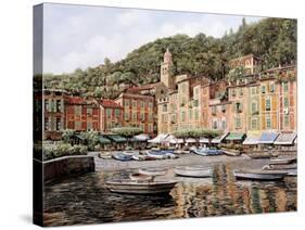 Barche a Portofino-Guido Borelli-Stretched Canvas