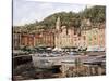 Barche a Portofino-Guido Borelli-Stretched Canvas