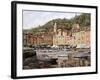 Barche a Portofino-Guido Borelli-Framed Giclee Print