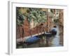 Barche Blu a Venezia-Guido Borelli-Framed Giclee Print