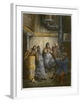 Barclay Perkins Brewery Workers Taking a Break-Stefano Bianchetti-Framed Giclee Print