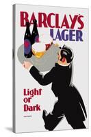Barclay's Lager: Light or Dark-Tom Purvis-Stretched Canvas