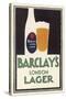 Barclay's London Lager-null-Stretched Canvas