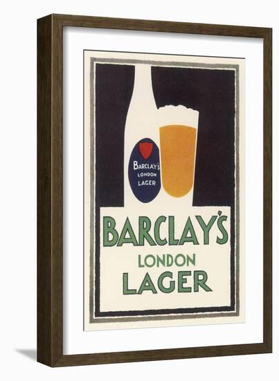 Barclay's London Lager-null-Framed Photographic Print