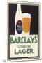 Barclay's London Lager-null-Mounted Photographic Print