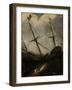 Barco En Una Borrasca-null-Framed Giclee Print