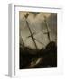 Barco En Una Borrasca-null-Framed Giclee Print