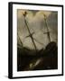 Barco En Una Borrasca-null-Framed Giclee Print