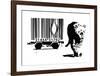 Barcode-Banksy-Framed Giclee Print