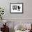 Barcode-Banksy-Framed Giclee Print displayed on a wall