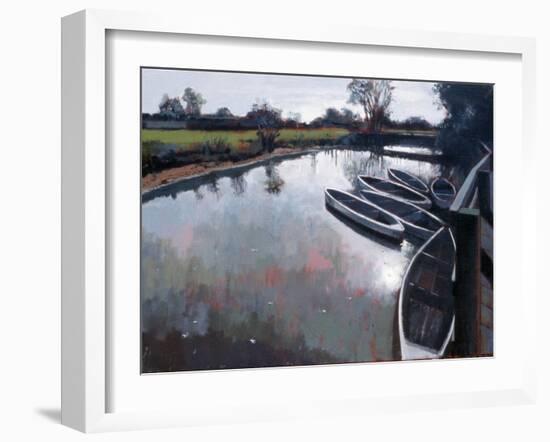 Barcombe Mills, Sussex, 2007-Peter Wilson-Framed Giclee Print