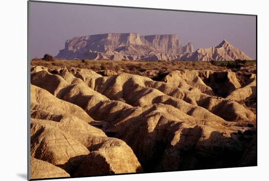 Bardenas Reales - Landscape - Basque Country, Spain-Markus Bassler-Mounted Photographic Print