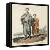 Bardic Scholars Ca 600-Charles Hamilton Smith-Framed Stretched Canvas