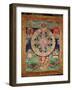 Bardo Mandala, Thangka Showing the Period Between Death and Reincarnation-null-Framed Giclee Print