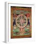 Bardo Mandala, Thangka Showing the Period Between Death and Reincarnation-null-Framed Giclee Print