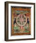 Bardo Mandala, Thangka Showing the Period Between Death and Reincarnation-null-Framed Giclee Print