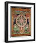 Bardo Mandala, Thangka Showing the Period Between Death and Reincarnation-null-Framed Giclee Print