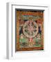 Bardo Mandala, Thangka Showing the Period Between Death and Reincarnation-null-Framed Giclee Print