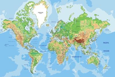 world map posters large wall art prints allposters com