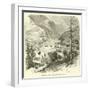 Bardonneche Mouth of the Mont Cenis Tunnel-null-Framed Giclee Print