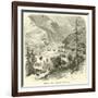 Bardonneche Mouth of the Mont Cenis Tunnel-null-Framed Giclee Print