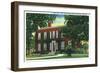 Bardstown, Kentucky - Exterior View of "My Old Kentucky Home" on Federal Hill, c.1939-Lantern Press-Framed Art Print