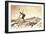 Bare-Chested Airborne Skier-null-Framed Art Print