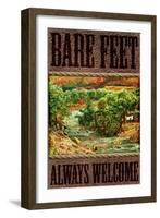 Bare Feet-null-Framed Giclee Print