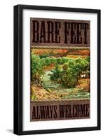 Bare Feet-null-Framed Giclee Print