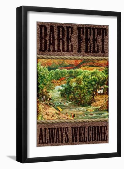 Bare Feet-null-Framed Giclee Print