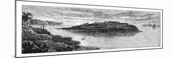 Bare Island, Botany Bay, New South Wales, Australia, 1886-W Macleod-Mounted Giclee Print