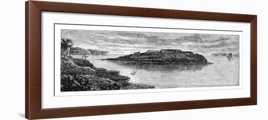 Bare Island, Botany Bay, New South Wales, Australia, 1886-W Macleod-Framed Giclee Print