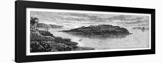 Bare Island, Botany Bay, New South Wales, Australia, 1886-W Macleod-Framed Giclee Print