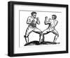 Bare-Knuckle Boxing, C18th Century-null-Framed Giclee Print