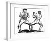 Bare-Knuckle Boxing, C18th Century-null-Framed Giclee Print