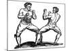 Bare-Knuckle Boxing, C18th Century-null-Mounted Giclee Print