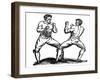 Bare-Knuckle Boxing, C18th Century-null-Framed Giclee Print