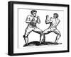 Bare-Knuckle Boxing, C18th Century-null-Framed Giclee Print