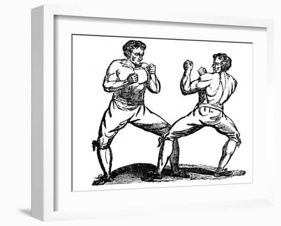 Bare-Knuckle Boxing, C18th Century-null-Framed Giclee Print