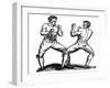 Bare-Knuckle Boxing, C18th Century-null-Framed Giclee Print