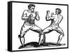 Bare-Knuckle Boxing, C18th Century-null-Framed Stretched Canvas