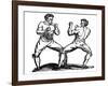 Bare-Knuckle Boxing, C18th Century-null-Framed Giclee Print