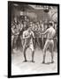 Bare-Knuckle Boxing in the 19th Century. Aka Bare-Knuckle, Prizefighting, or Fisticuffs, it Was…-null-Framed Giclee Print